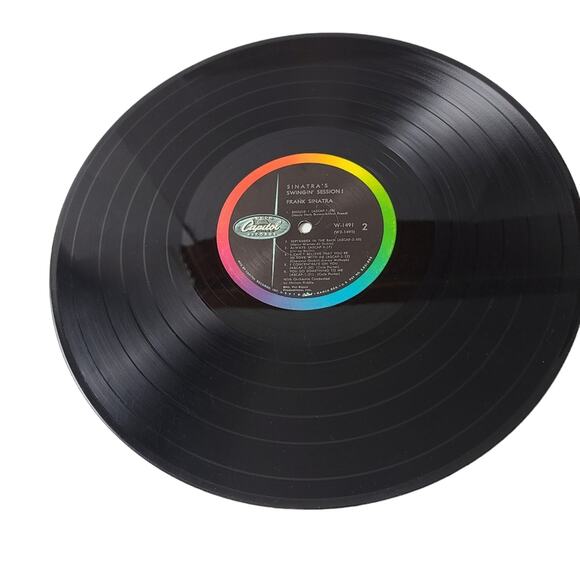 Frank Sinatra In His Best Swinging Mood Vinyl Record Album When Your Smiling - Picture 3 of 4